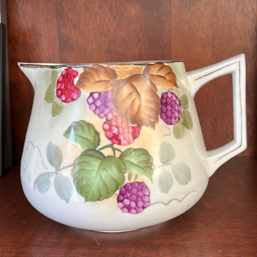 Nippon hand painted vintage pitcher